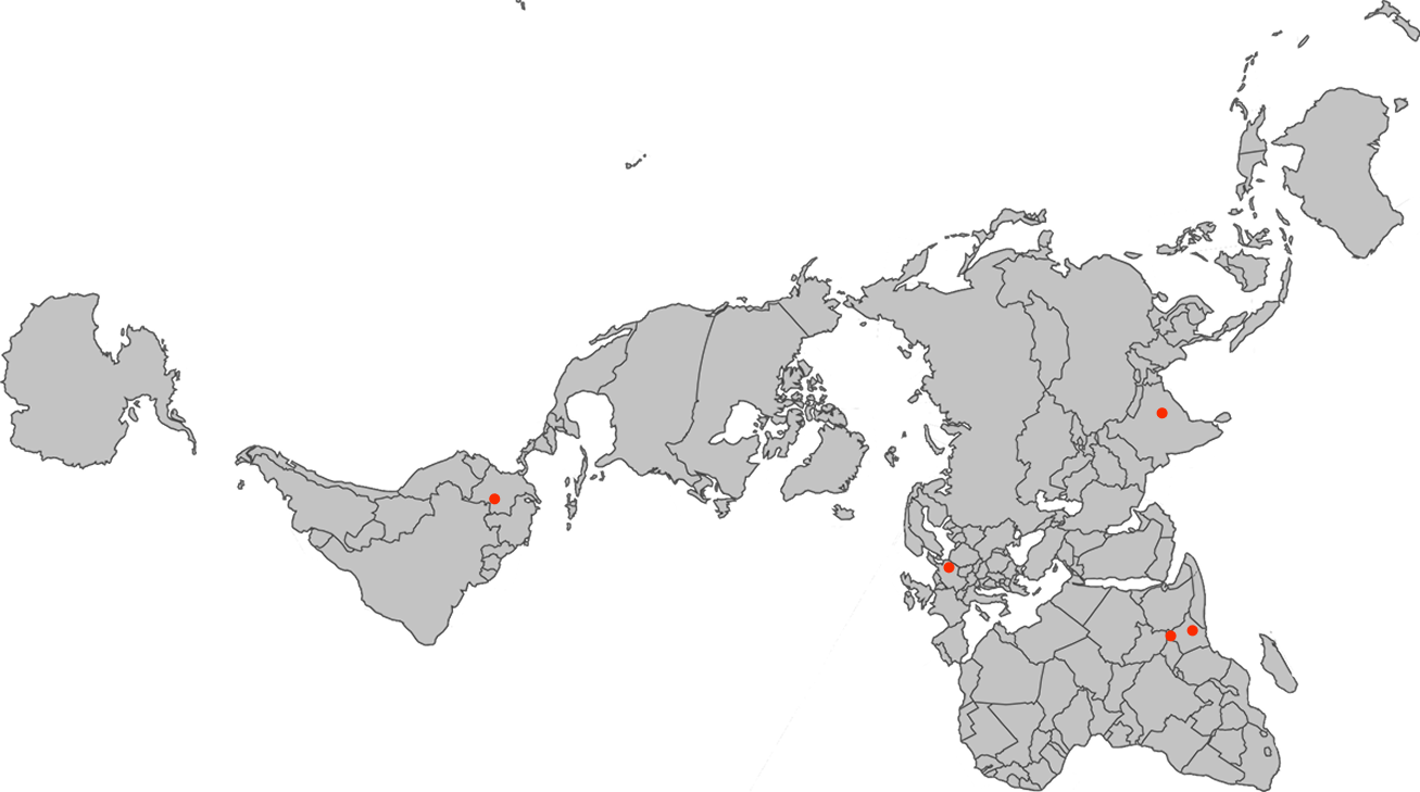 Dymaxion Map by Buckminster Fuller